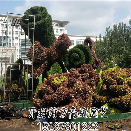 遼寧省交通高等專(zhuān)科學(xué)校五色草造型